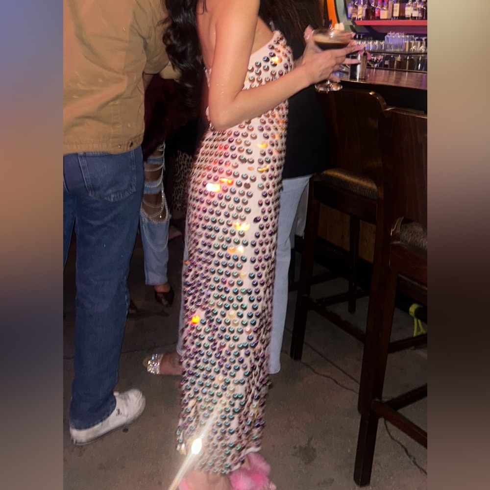 Gold Sequin Dress